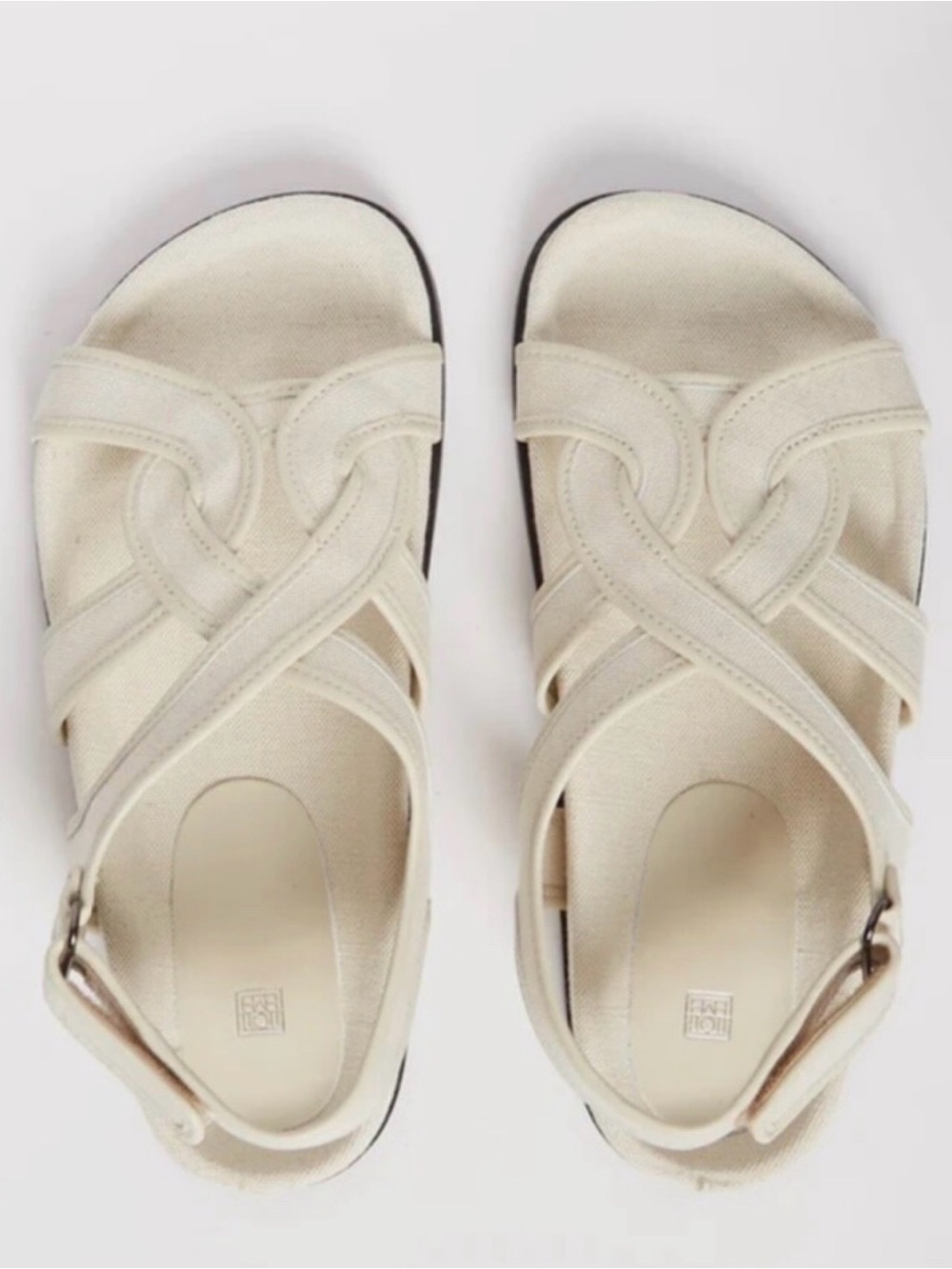 Toteme Women’s Chunky Cream Sandals